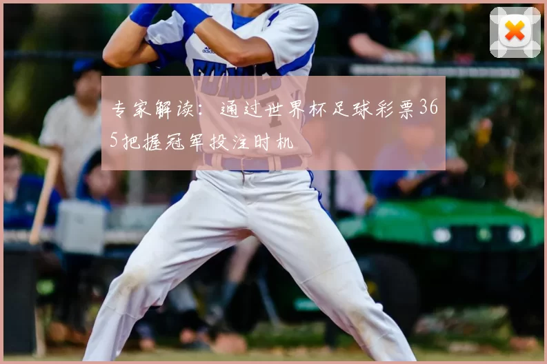 专家解读:通过世界杯足球彩票365把握冠军投注时机